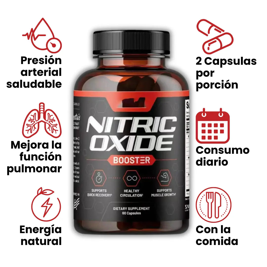 NITRIC OXIDE™ (IMPORTADO) MEJORA TU RENDIMIENTO💪🏻