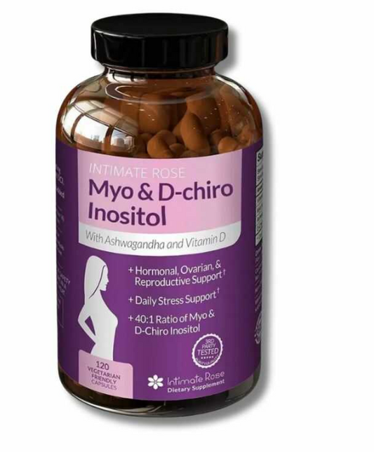 Myo-Inositol y D-Chiro Inositol™ con Vitamina D3  120 Capsulas (IMPORTADO)
