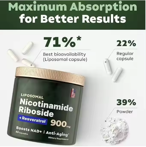 LIPOSOMAL NAD NICOTINAMIDE Y RESVERATROL