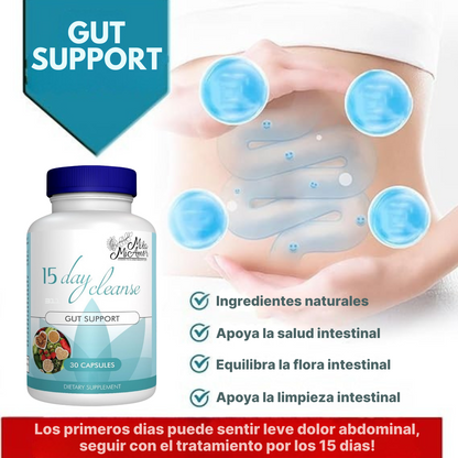 DESINTOXICANTE INTESTINAL -15 DAYS  CLEANSE-